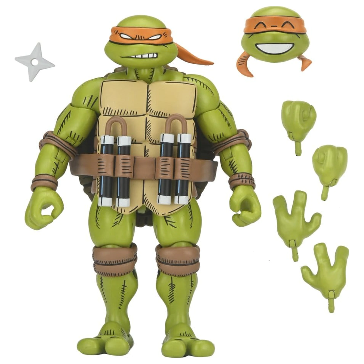 Teenage Mutant Ninja Turtles x Usagi Yojimbo Ultimative Actionfigur Michelangelo 18 cm Produktfoto