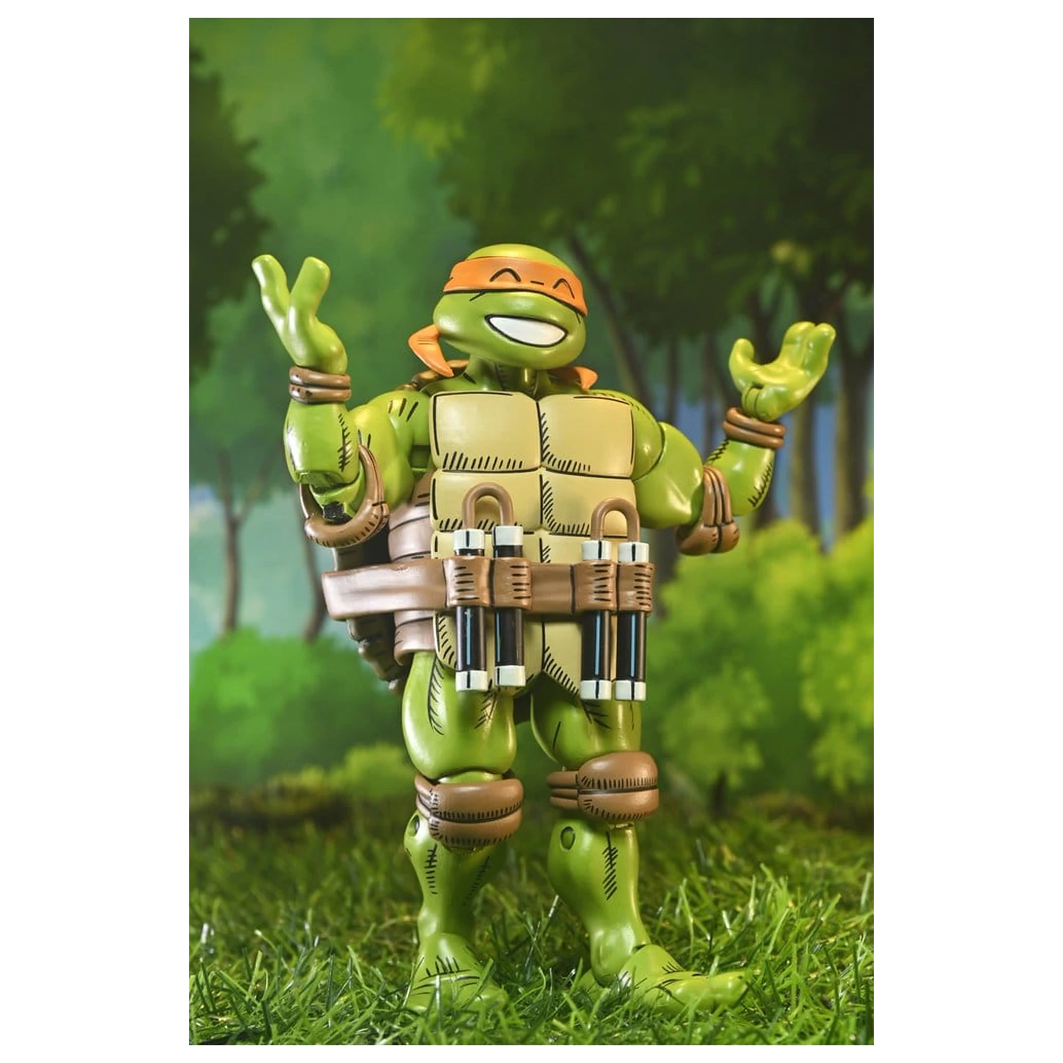 Teenage Mutant Ninja Turtles x Usagi Yojimbo Ultimative Actionfigur Michelangelo 18 cm Produktfoto