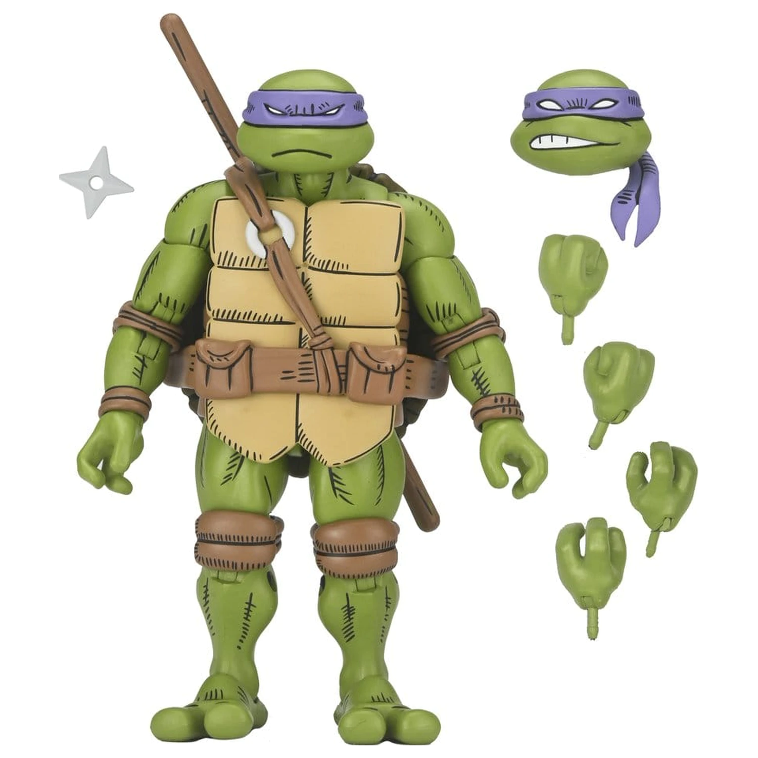 Teenage Mutant Ninja Turtles x Usagi Yojimbo Ultimative Actionfigur Donatello 18 cm Produktfoto