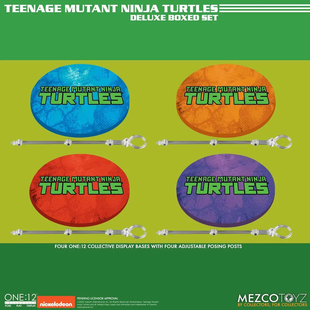 Teenage Mutant Ninja Turtles XL Actionfiguren Deluxe Box Set 17 cm Produktfoto