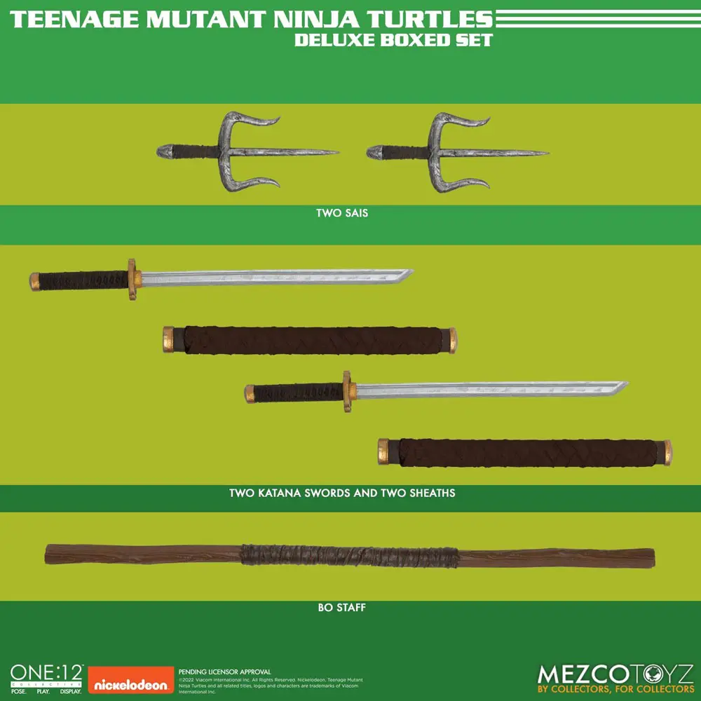 Teenage Mutant Ninja Turtles XL Actionfiguren Deluxe Box Set 17 cm Produktfoto