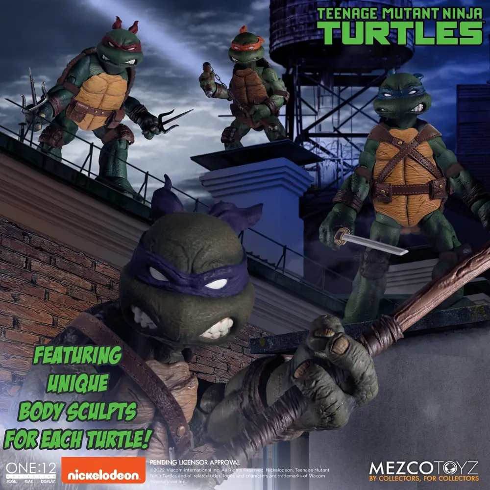 Teenage Mutant Ninja Turtles XL Actionfiguren Deluxe Box Set 17 cm Produktfoto