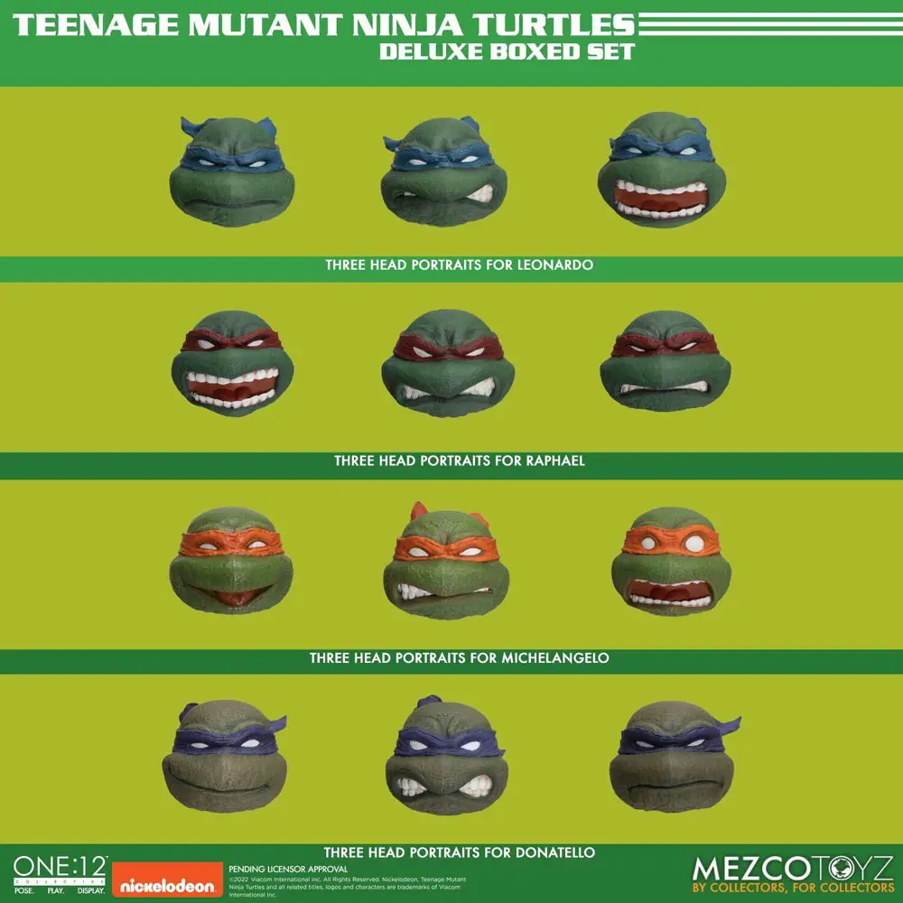 Teenage Mutant Ninja Turtles XL Actionfiguren Deluxe Box Set 17 cm Produktfoto