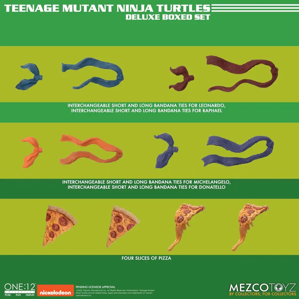 Teenage Mutant Ninja Turtles XL Actionfiguren Deluxe Box Set 17 cm Produktfoto