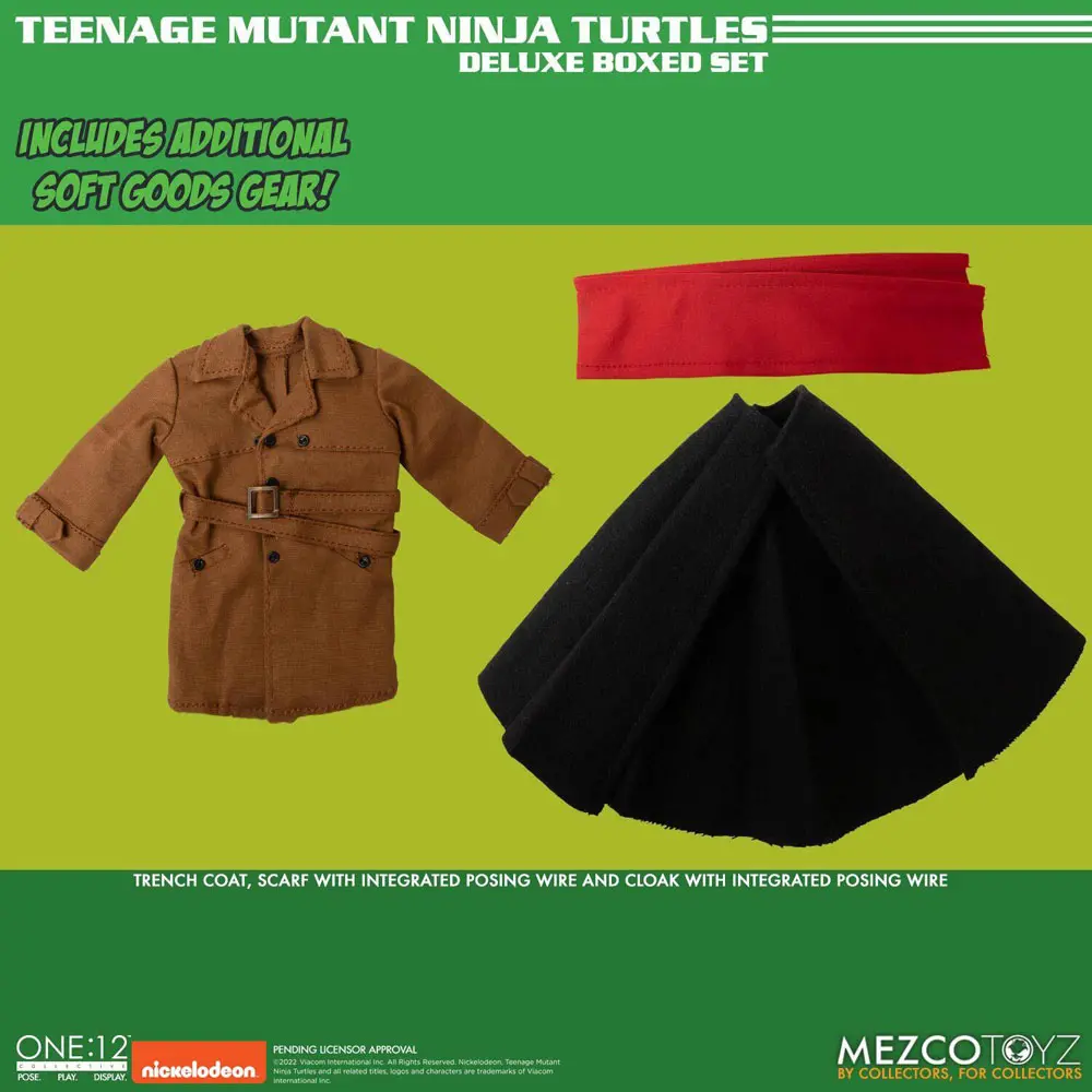 Teenage Mutant Ninja Turtles XL Actionfiguren Deluxe Box Set 17 cm Produktfoto