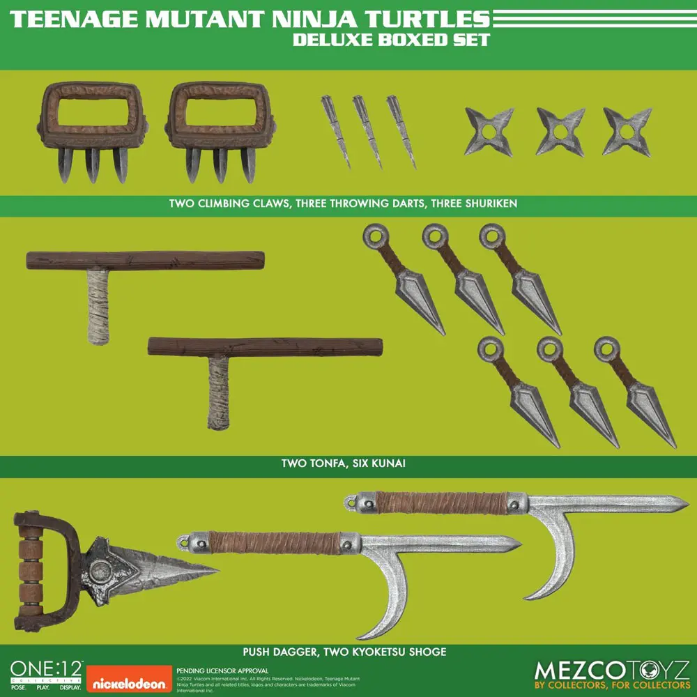 Teenage Mutant Ninja Turtles XL Actionfiguren Deluxe Box Set 17 cm Produktfoto