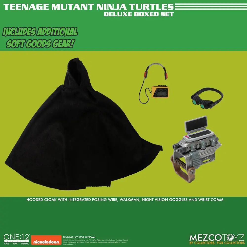 Teenage Mutant Ninja Turtles XL Actionfiguren Deluxe Box Set 17 cm Produktfoto