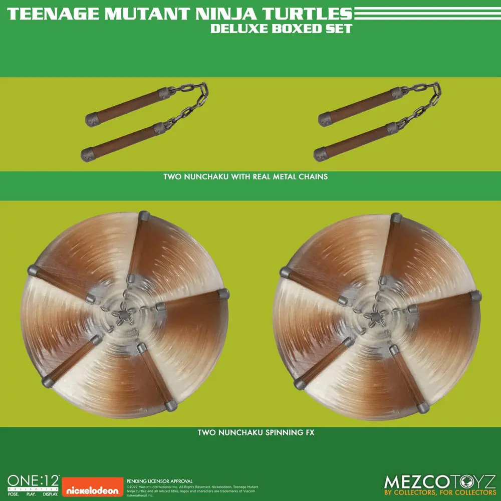 Teenage Mutant Ninja Turtles XL Actionfiguren Deluxe Box Set 17 cm Produktfoto