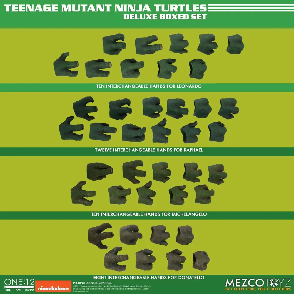 Teenage Mutant Ninja Turtles XL Actionfiguren Deluxe Box Set 17 cm Produktfoto