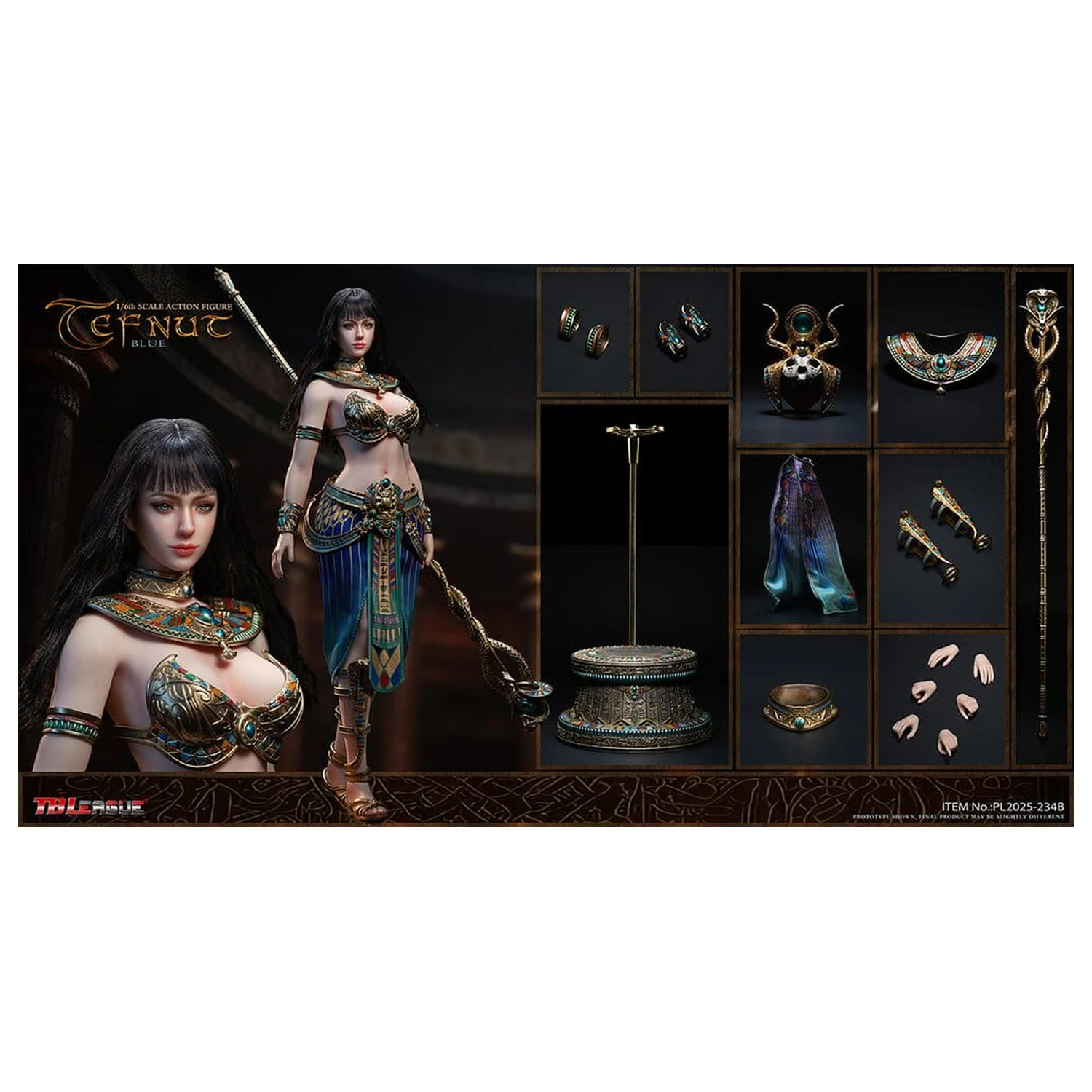 Tefnut Actionfigur 1/6 Blue Edition 30 cm Produktfoto