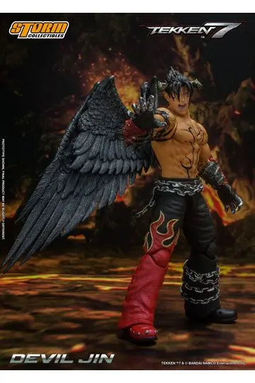 Tekken 7 Actionfigur 1/12 Devil Jin 18 cm Produktfoto