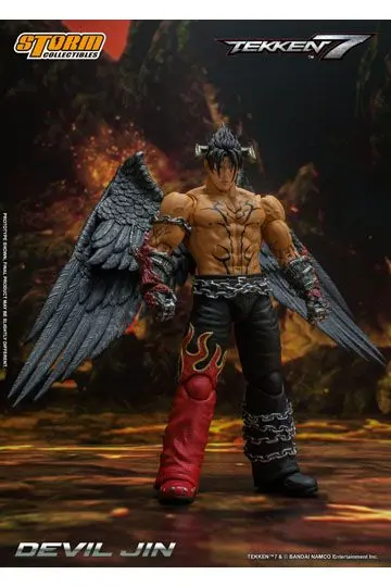 Tekken 7 Actionfigur 1/12 Devil Jin 18 cm Produktfoto