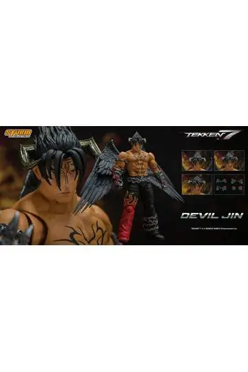 Tekken 7 Actionfigur 1/12 Devil Jin 18 cm Produktfoto