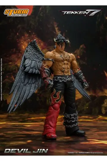 Tekken 7 Actionfigur 1/12 Devil Jin 18 cm Produktfoto