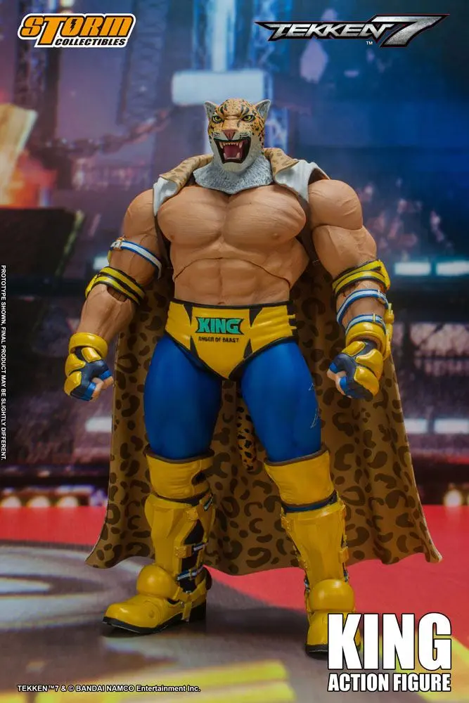 Tekken 7 Actionfigur 1/12 King 18 cm termékfotó