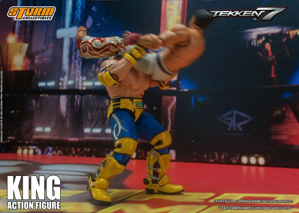 Tekken 7 Actionfigur 1/12 King 18 cm termékfotó