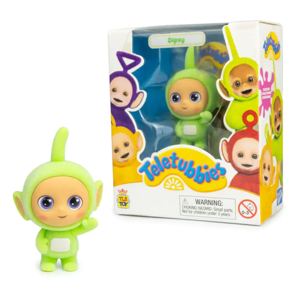 Teletubbies Cheebee Minifigur Dipsy Flocked 6 cm Produktfoto