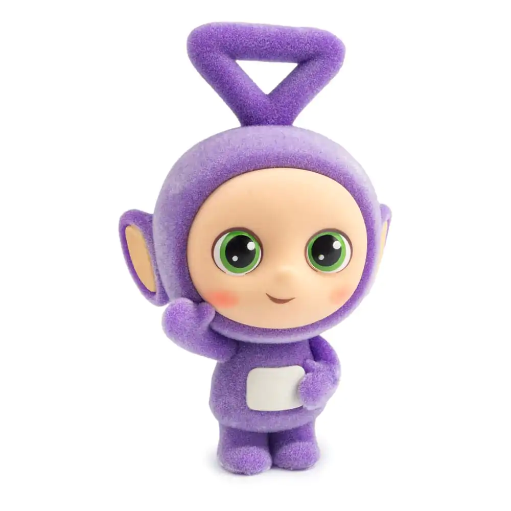 Teletubbies Cheebee Minifigur Tinky Winky Flocked 6 cm Produktfoto