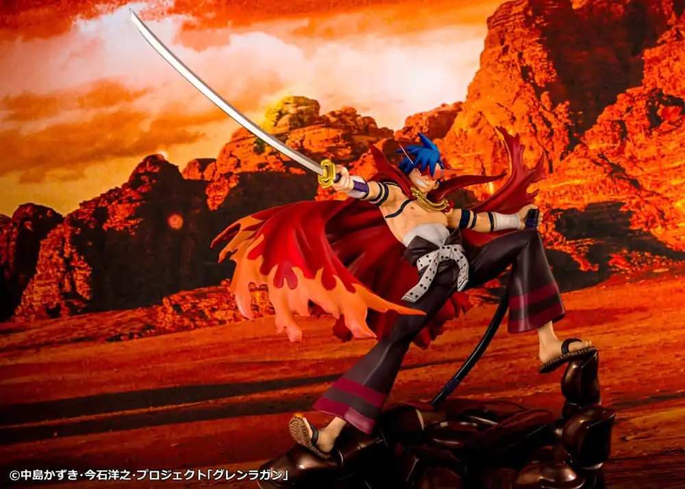 Tengen Toppa Gurren Lagann PVC Statue Kamina & Gurren 27 cm Produktfoto
