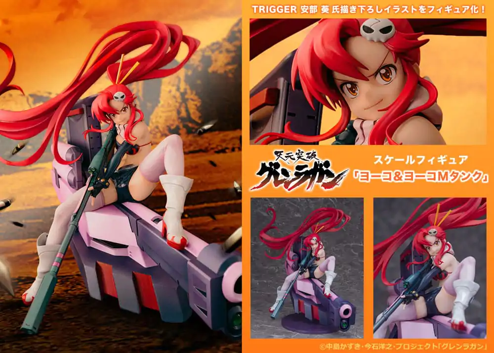 Tengen Toppa Gurren Lagann PVC Figur Yoko & Yoko M Ttank 25 cm Produktfoto