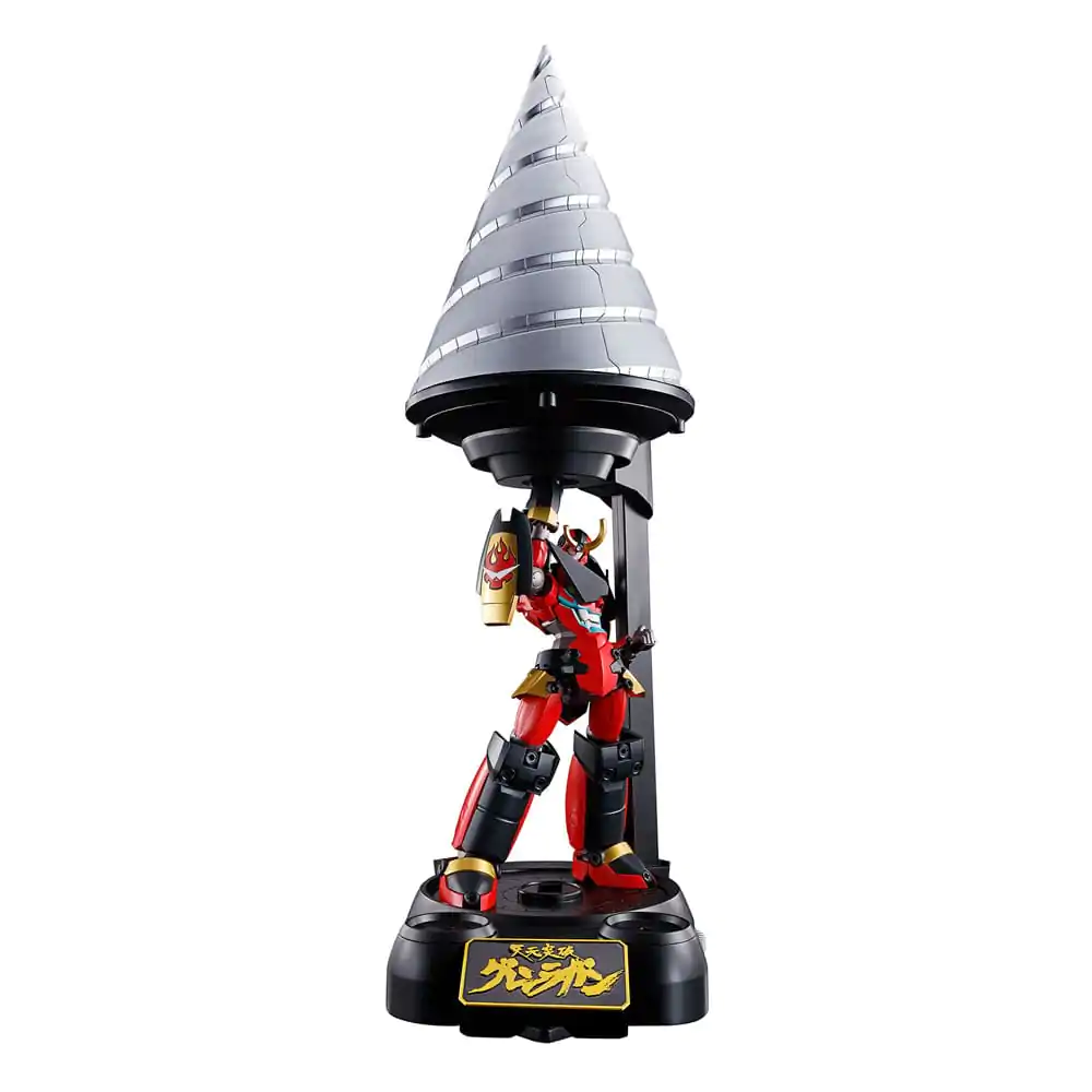 Tengen Toppa Gurren Lagann Soul of Chogokin Diecast Actionfigur GX-107 Gurren Lagann &amp; Giga Drill Set 18 cm Produktfoto