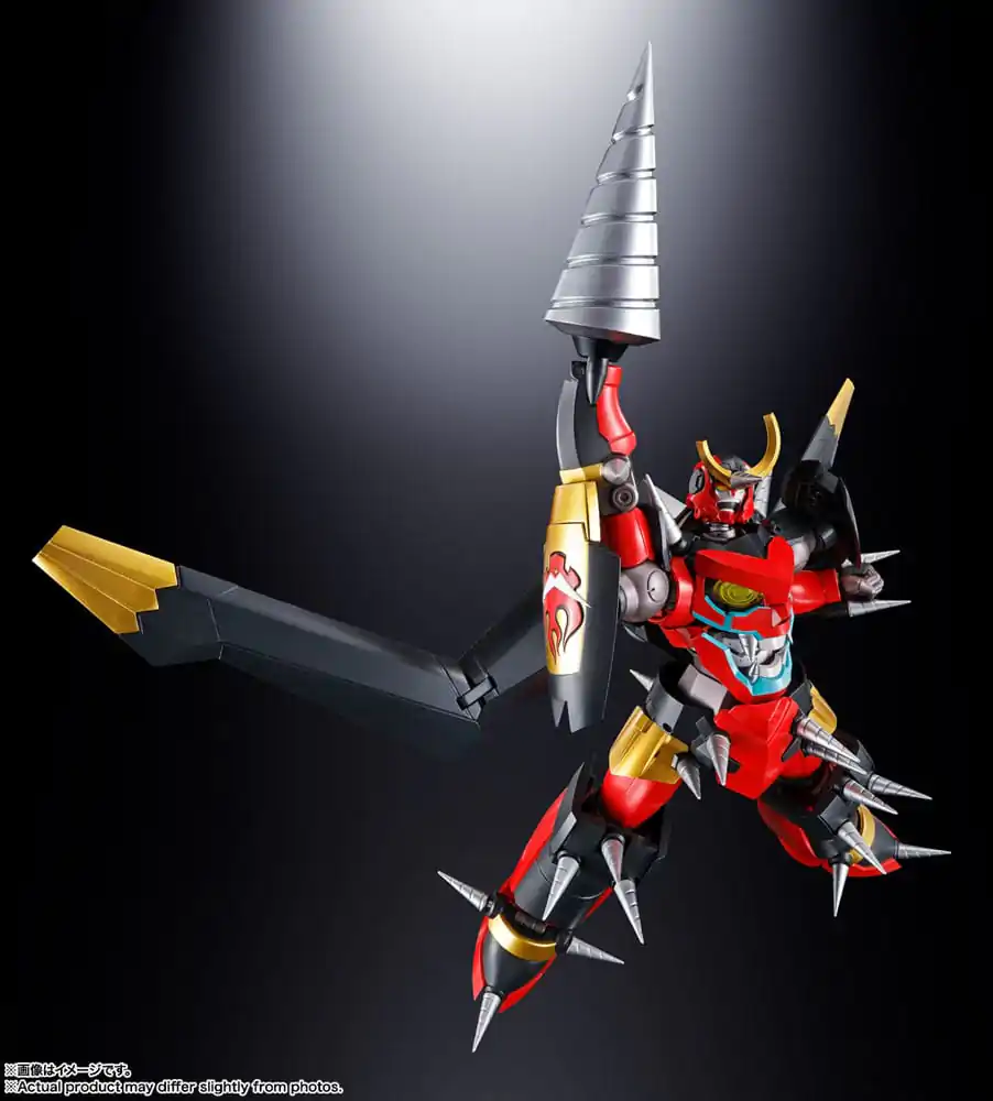 Tengen Toppa Gurren Lagann Soul of Chogokin Diecast Actionfigur GX-107 Gurren Lagann &amp; Giga Drill Set 18 cm Produktfoto