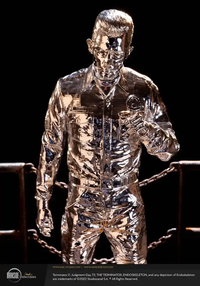 Terminator 2 Judgement Day Premium Statue 1/3 T-1000 Liquid Metal 30th Anniversary Edition 70 cm Produktfoto