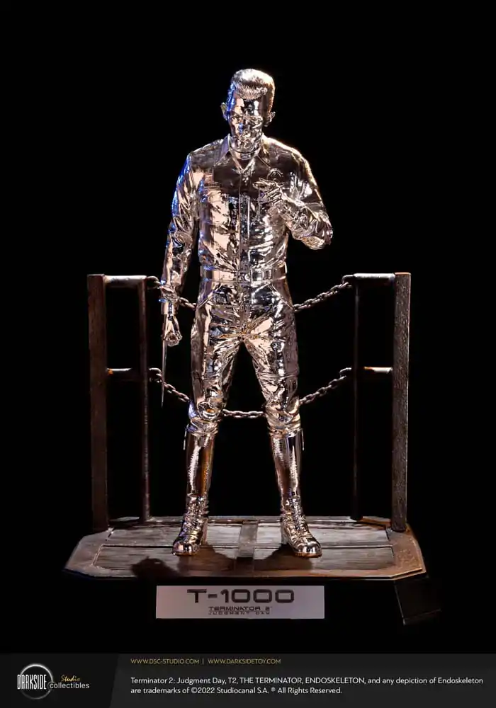 Terminator 2 Judgement Day Premium Statue 1/3 T-1000 Liquid Metal 30th Anniversary Edition 70 cm Produktfoto