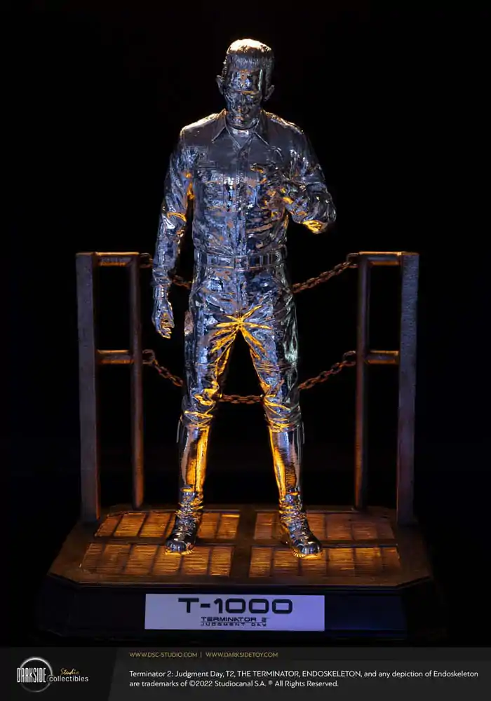 Terminator 2 Judgement Day Premium Statue 1/3 T-1000 Liquid Metal 30th Anniversary Edition 70 cm Produktfoto