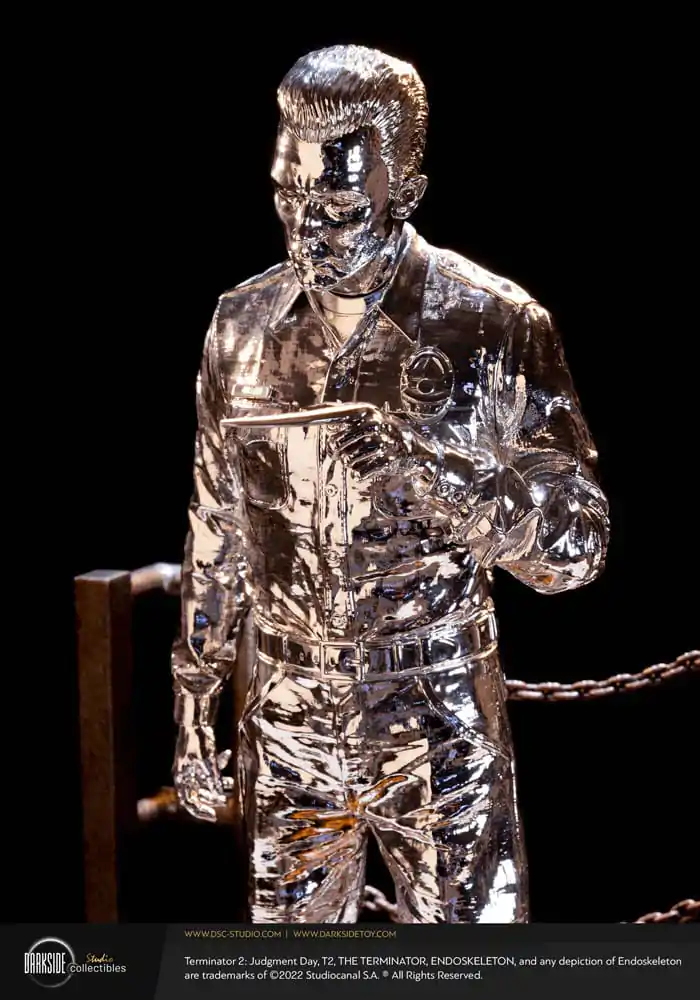 Terminator 2 Judgement Day Premium Statue 1/3 T-1000 Liquid Metal 30th Anniversary Edition 70 cm Produktfoto