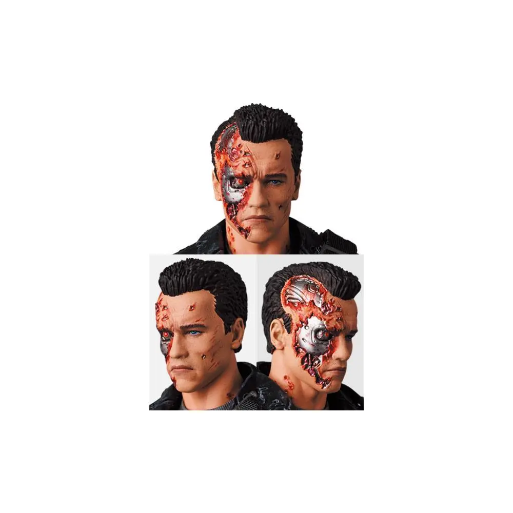 Terminator 2 MAFEX Actionfigur T-800 Battle Damage Ver. 16 cm Produktfoto