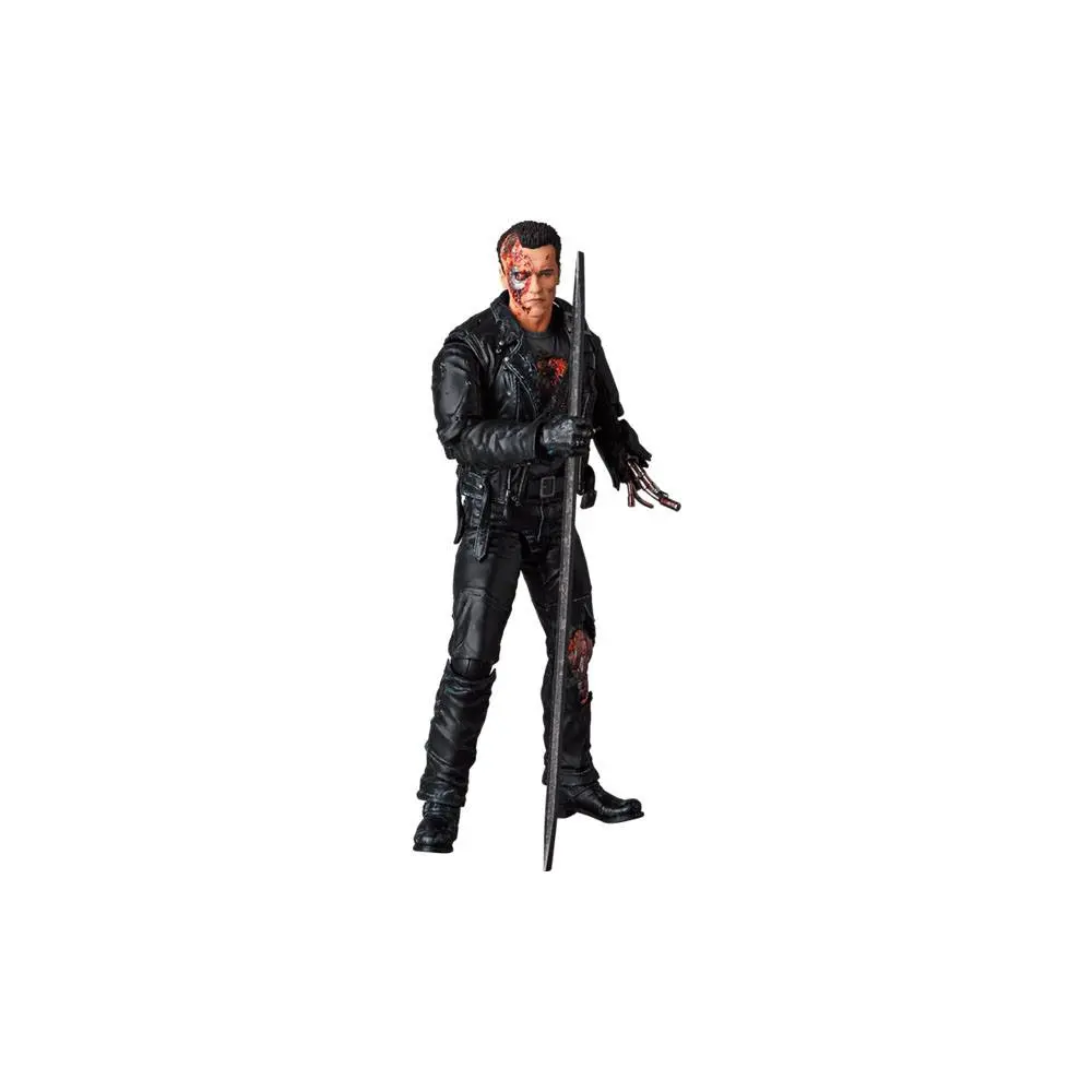 Terminator 2 MAFEX Actionfigur T-800 Battle Damage Ver. 16 cm Produktfoto