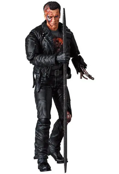 Terminator 2 MAFEX Actionfigur T-800 Battle Damage Ver. 16 cm Produktfoto