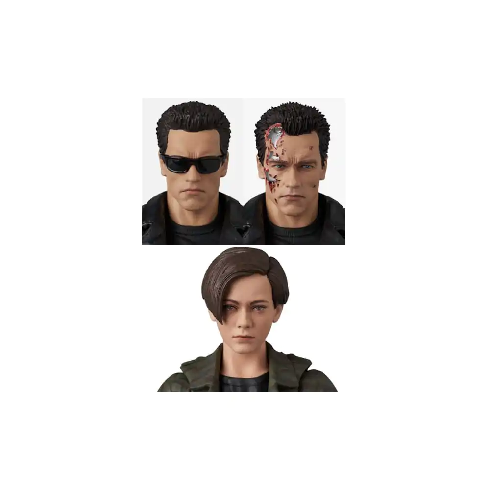 Terminator 2 MAFEX Action-Figur T-800 (T2 Ver.) und John Connor 16 cm Produktfoto