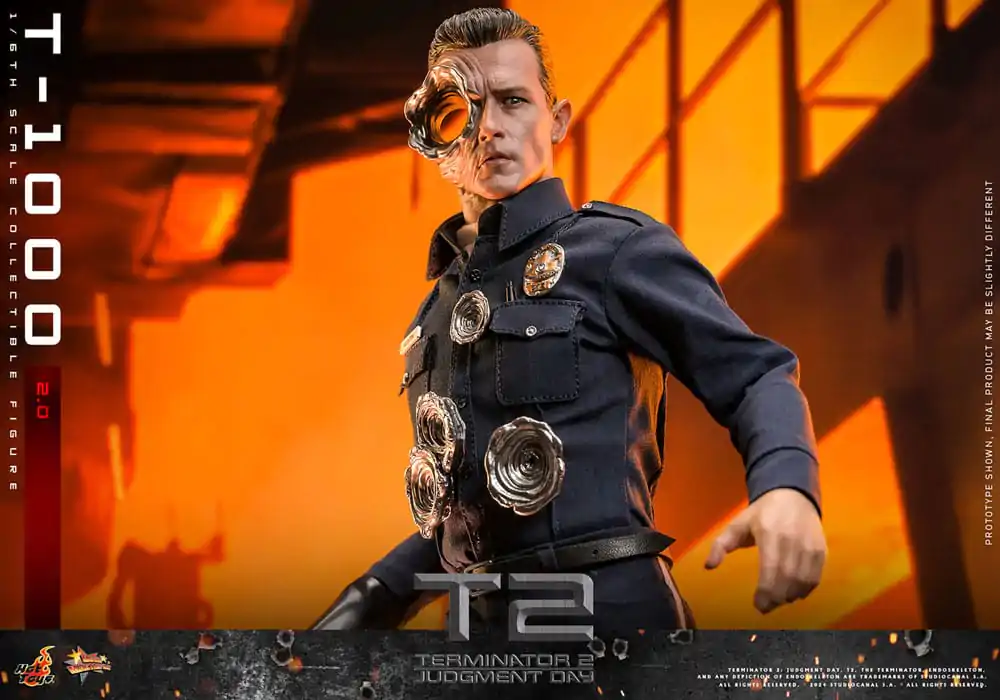 Terminator 2 Movie Masterpiece Actionfigur 1/6 T-1000 (2.0) 31 cm Produktfoto