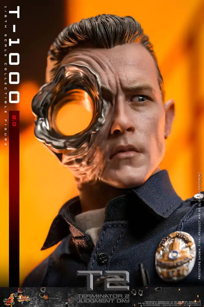 Terminator 2 Movie Masterpiece Actionfigur 1/6 T-1000 (2.0) 31 cm Produktfoto