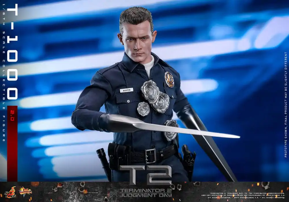 Terminator 2 Movie Masterpiece Actionfigur 1/6 T-1000 (2.0) 31 cm Produktfoto