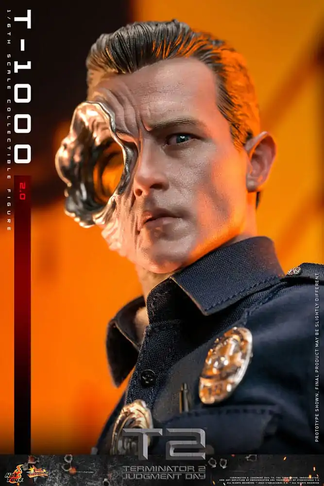 Terminator 2 Movie Masterpiece Actionfigur 1/6 T-1000 (2.0) 31 cm Produktfoto