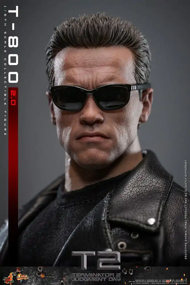 Terminator 2 Movie Masterpiece Actionfigur 1/6 T-800 2.0 32 cm Produktfoto