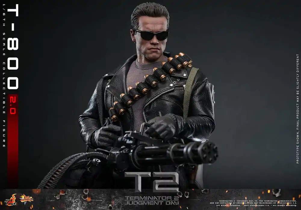 Terminator 2 Movie Masterpiece Actionfigur 1/6 T-800 2.0 32 cm Produktfoto