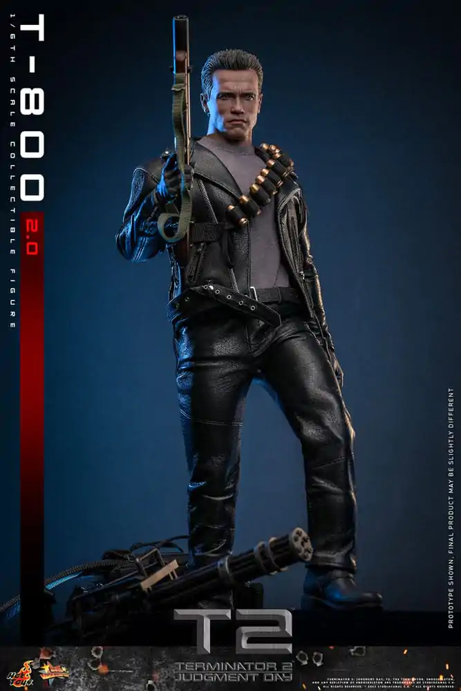 Terminator 2 Movie Masterpiece Actionfigur 1/6 T-800 2.0 32 cm Produktfoto