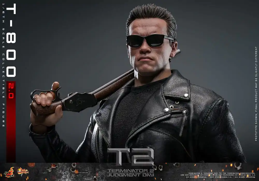 Terminator 2 Movie Masterpiece Actionfigur 1/6 T-800 2.0 32 cm Produktfoto