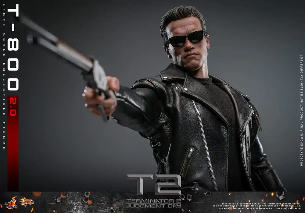 Terminator 2 Movie Masterpiece Actionfigur 1/6 T-800 2.0 32 cm Produktfoto