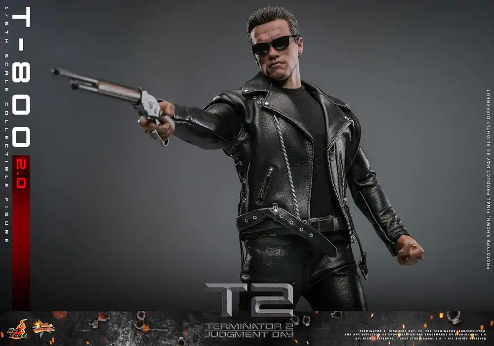 Terminator 2 Movie Masterpiece Actionfigur 1/6 T-800 2.0 32 cm Produktfoto