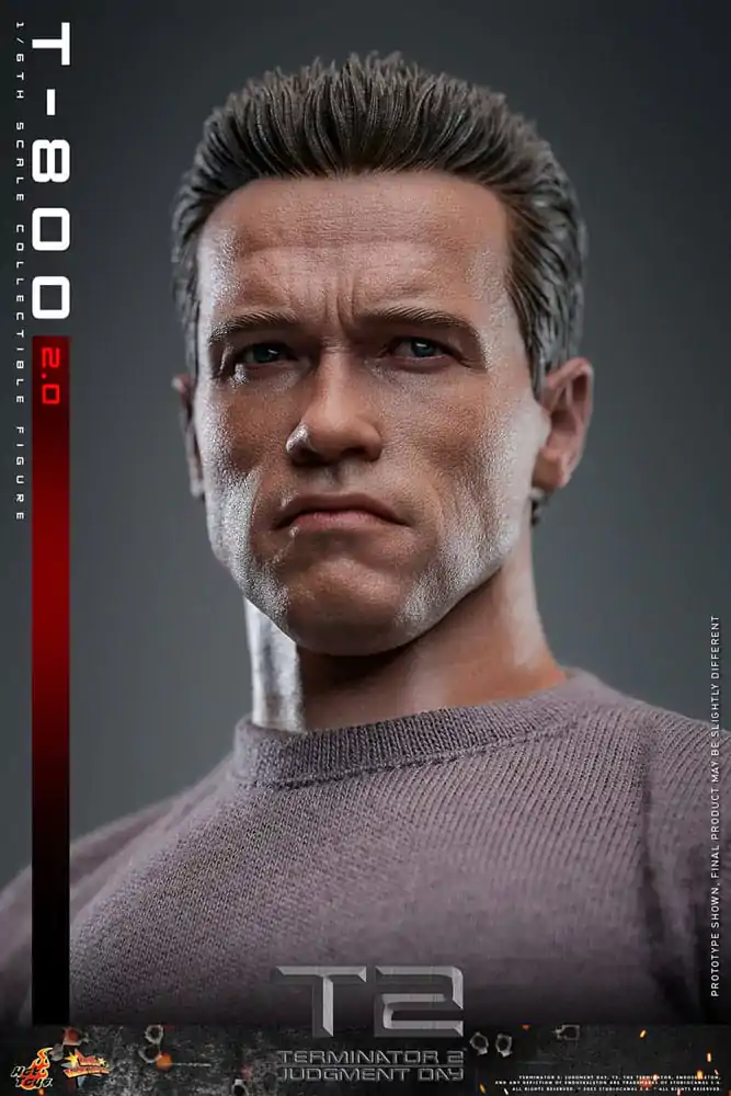 Terminator 2 Movie Masterpiece Actionfigur 1/6 T-800 2.0 32 cm Produktfoto