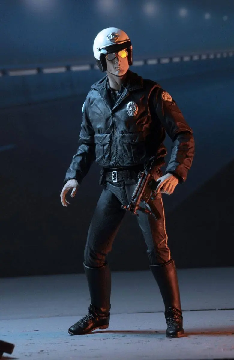 Terminator 2 Action Figur Ultimate T-1000 (Motorcycle Cop) 18 cm Produktfoto