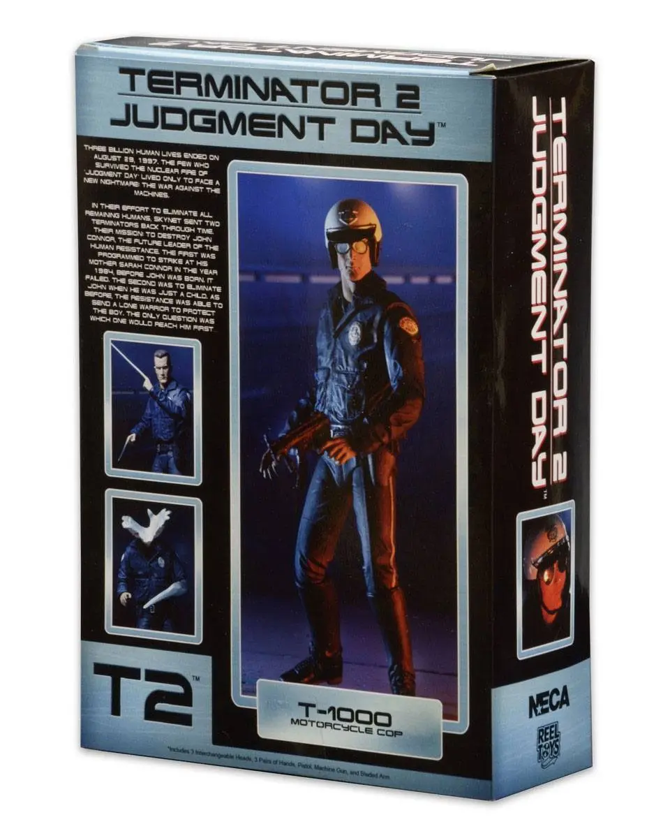 Terminator 2 Action Figur Ultimate T-1000 (Motorcycle Cop) 18 cm Produktfoto