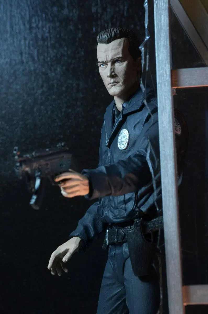 Terminator 2 Action Figur Ultimate T-1000 (Motorcycle Cop) 18 cm Produktfoto