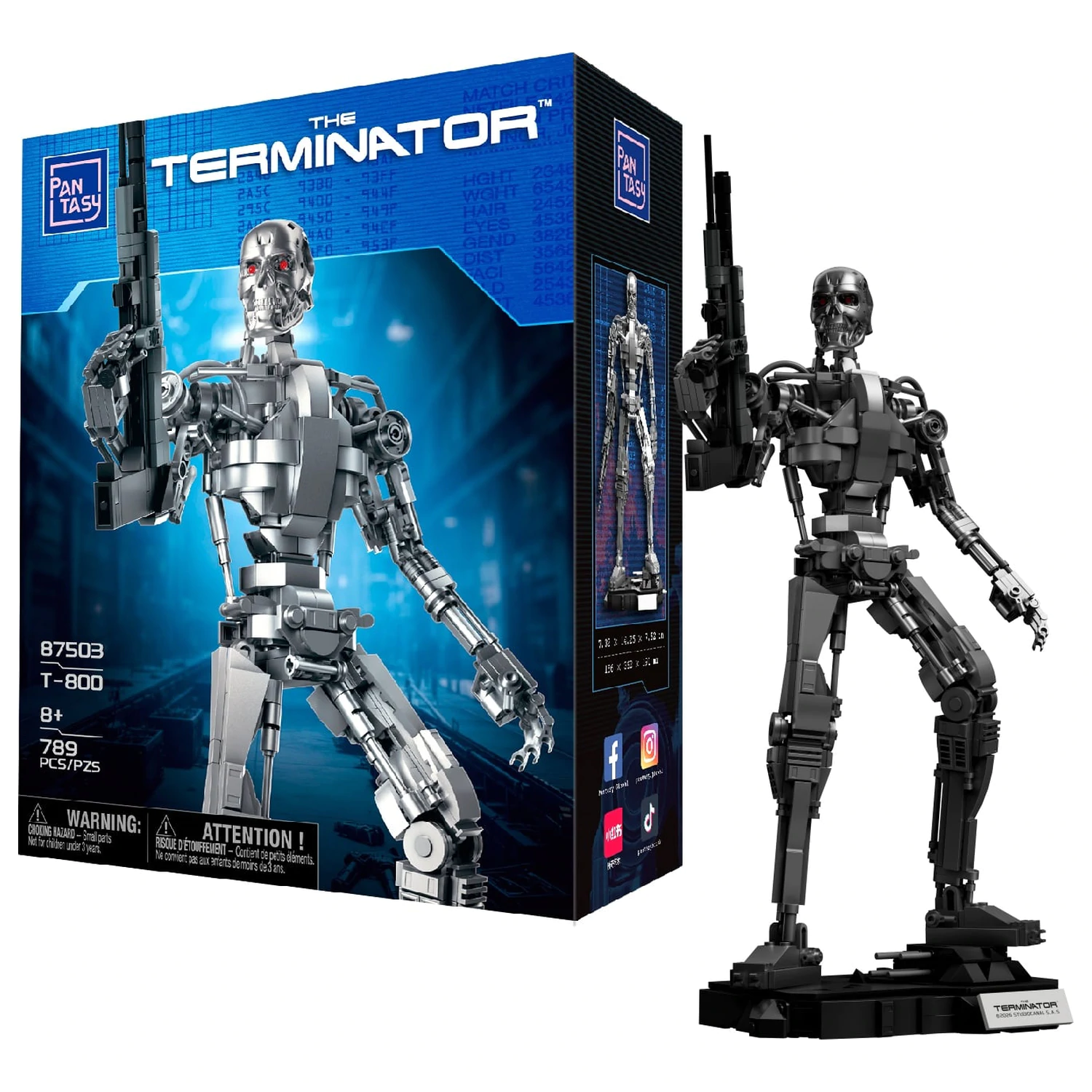 Terminator T-800 Baustein 789 Teile Produktfoto