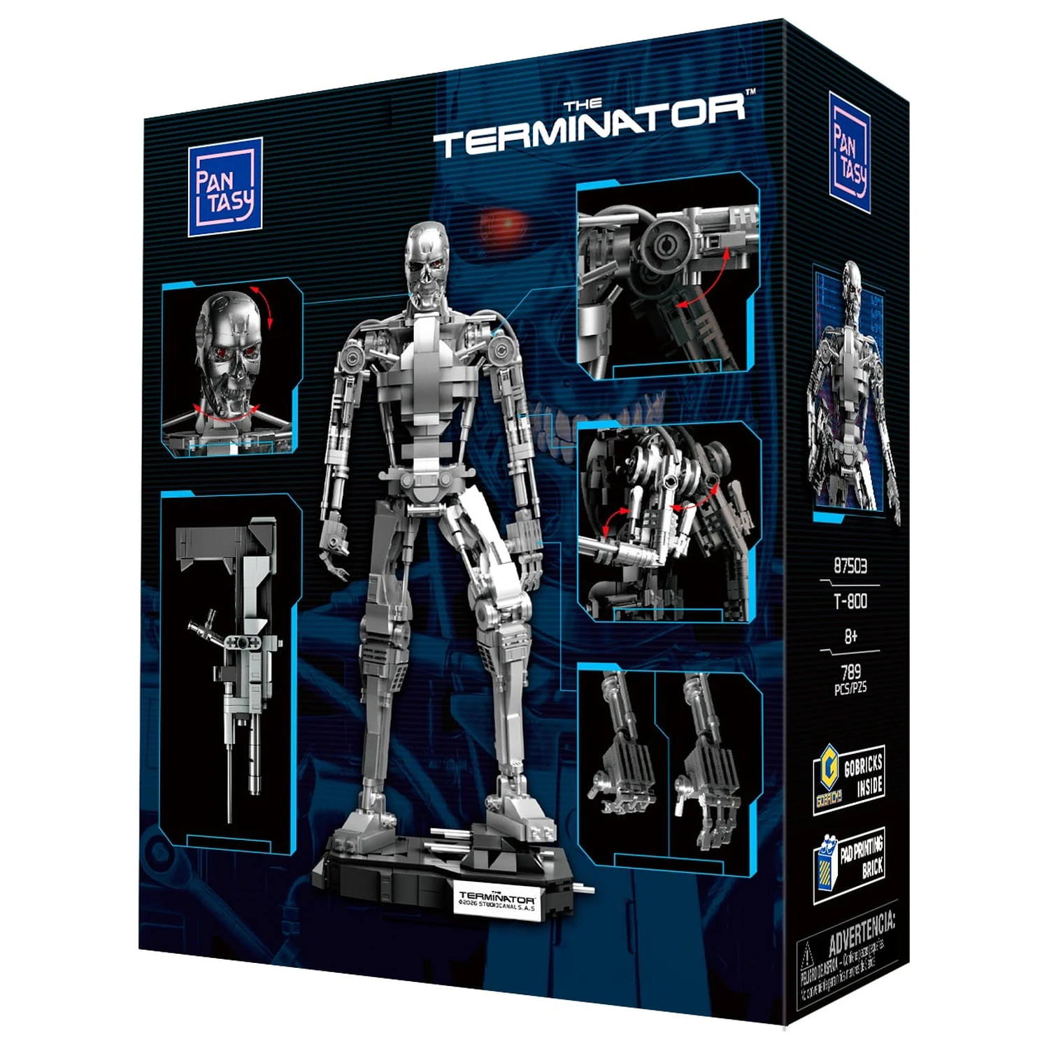 Terminator T-800 Baustein 789 Teile Produktfoto